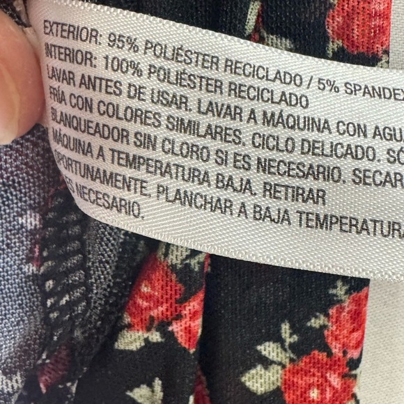 Womens Y2K Sheer Mesh Long Sleeve Top Dark Floral Fairy Boho Whimsigoth - Picture 6 of 6